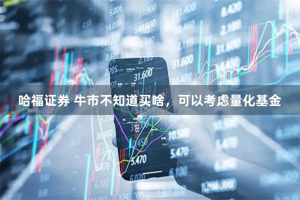 哈福证券 牛市不知道买啥，可以考虑量化基金