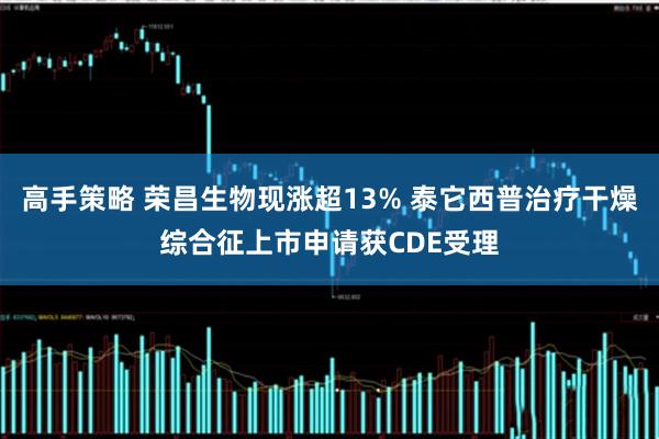 高手策略 荣昌生物现涨超13% 泰它西普治疗干燥综合征上市申请获CDE受理
