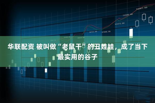 华联配资 被叫做“老鼠干”的丑娃娃，成了当下最实用的谷子