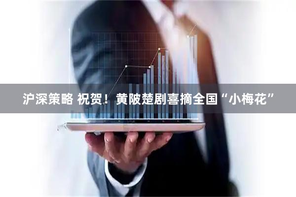 沪深策略 祝贺！黄陂楚剧喜摘全国“小梅花”